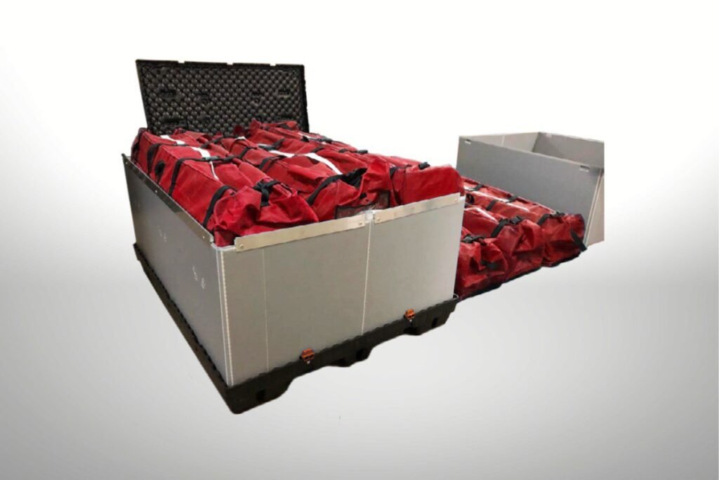Cable harness container